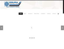 Tablet Screenshot of ogura-clutch.com